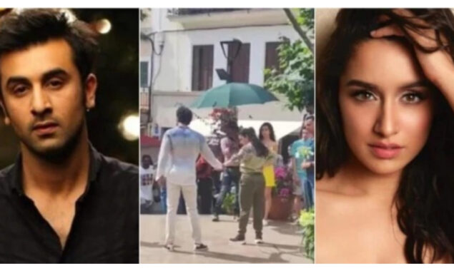 Bollywood star Ranbir Kapoor treats fans with Selfies after shooting