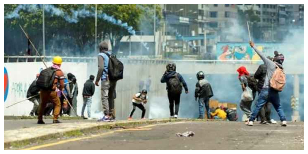 Ecuadoran Indigenous protester