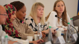 Winners of the Nobel Peace Prize arrive in Ukraine