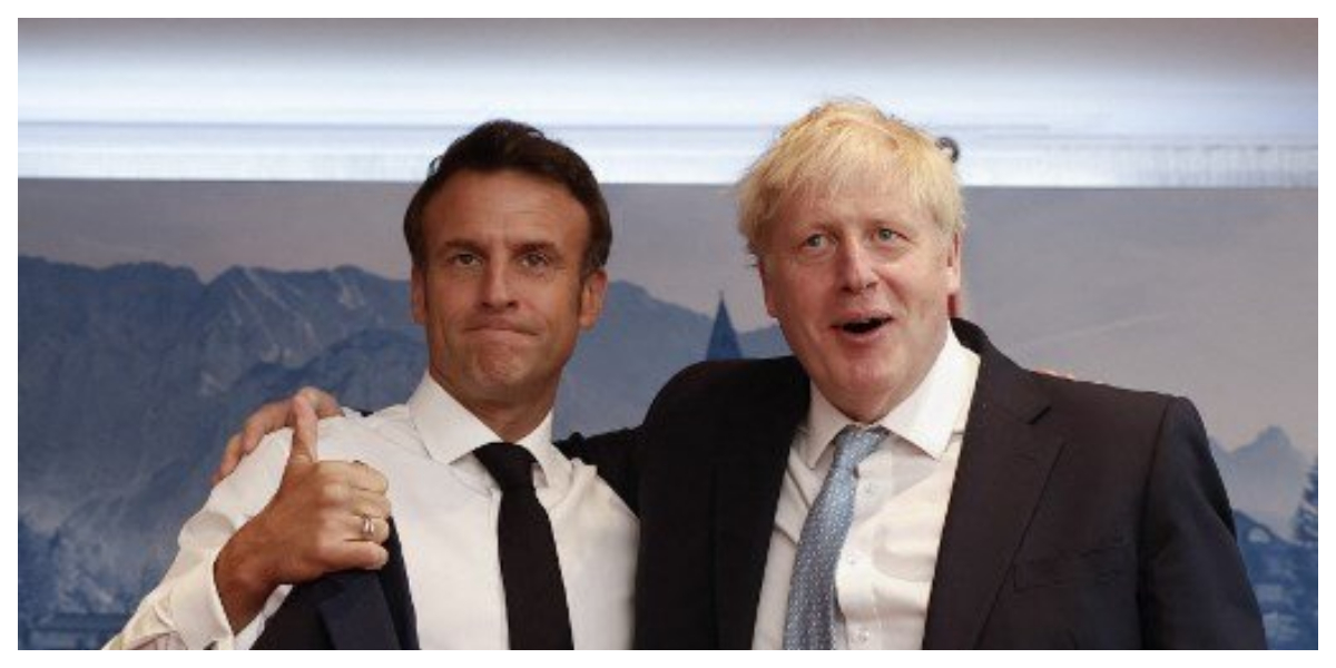 Johnson warns Macron