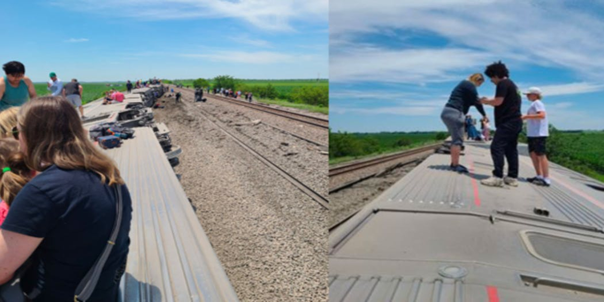 Amtrak train