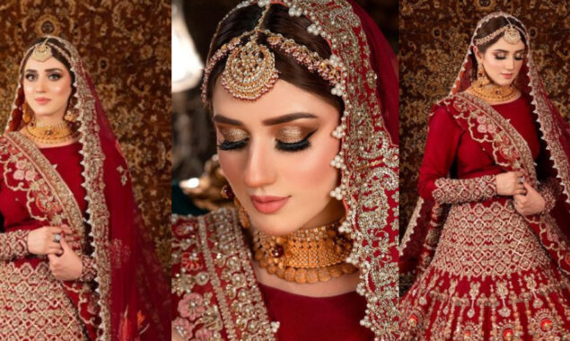 Jannat Mirza looks beautiful & stylish in her new bridal photoshoot