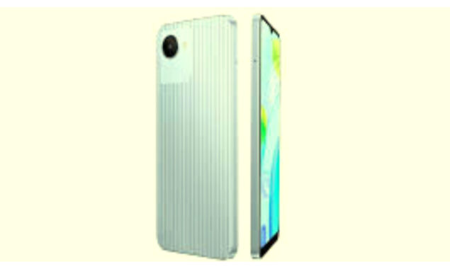 realme C30 features a vertical stripe design (Ld)