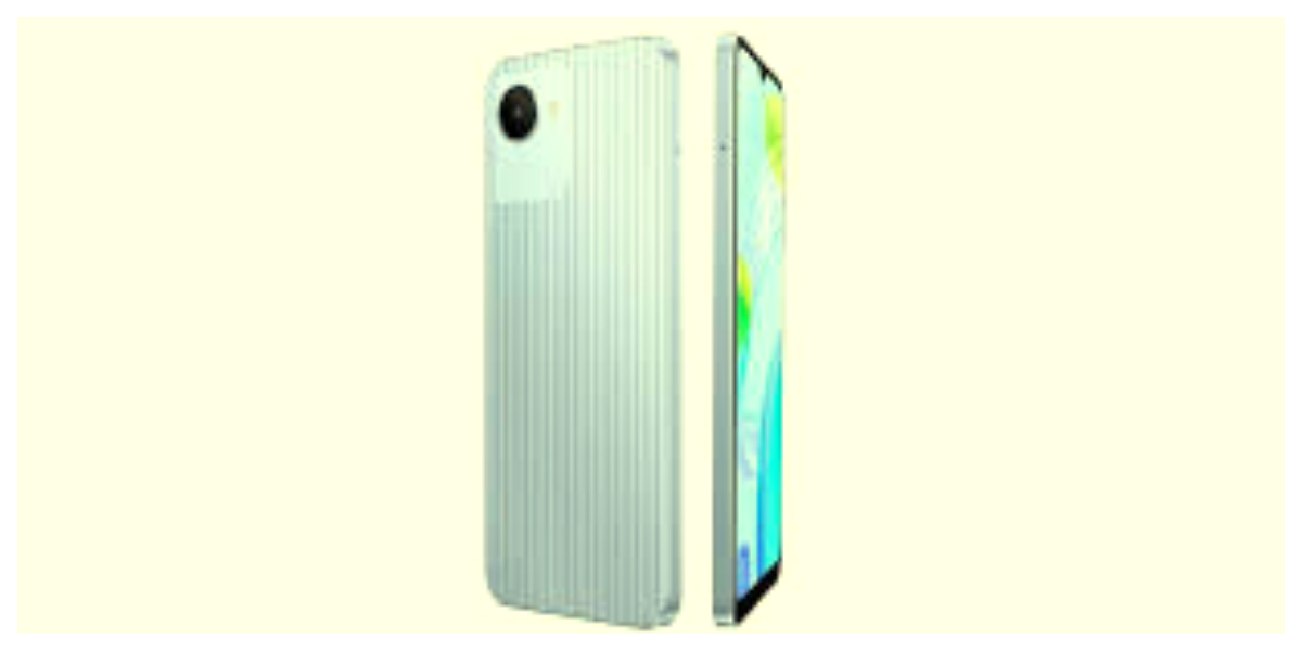 realme C30 features a vertical stripe design (Ld)