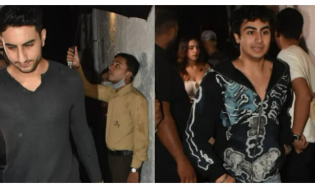Ibrahim Ali Khan and Arhaan Khan go out for a weekend outing