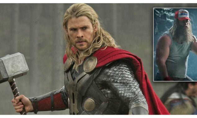 Chris Hemsworth’s ‘Fat Thor’ look in Avengers