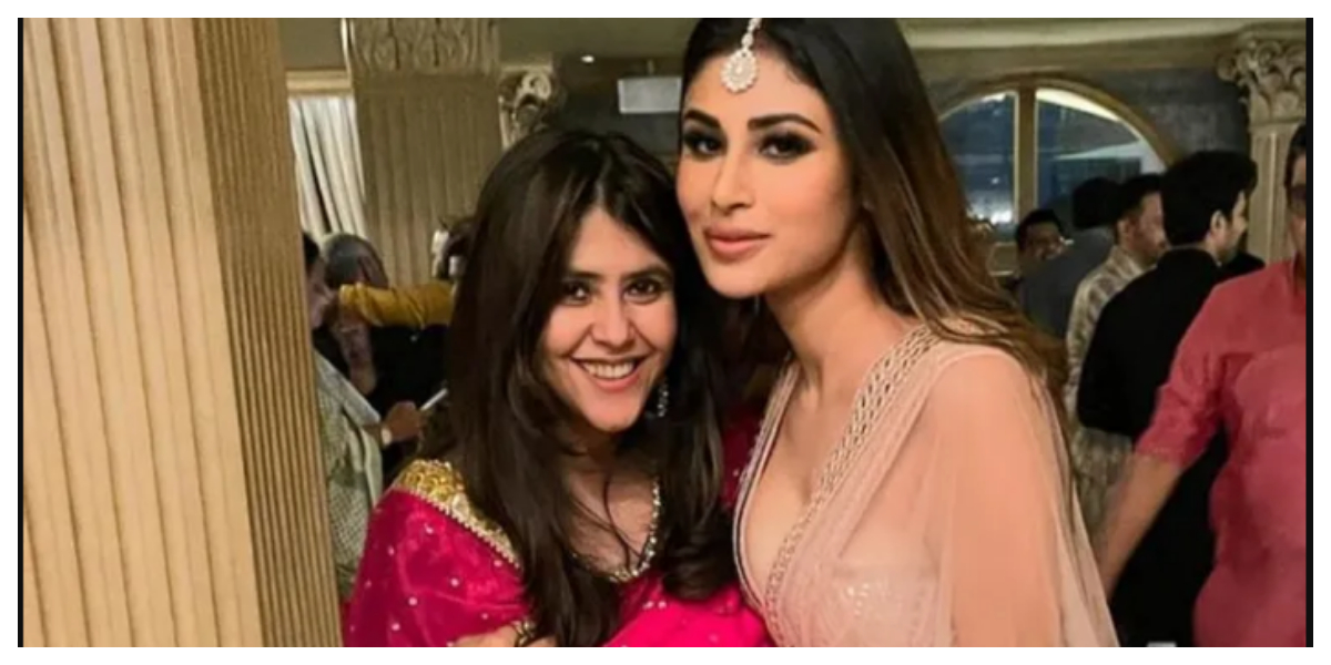 Ekta Kapoor and Mouni Roy