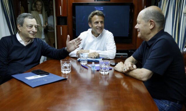 Macron, Scholz, Draghi made their first visit to Kyiv