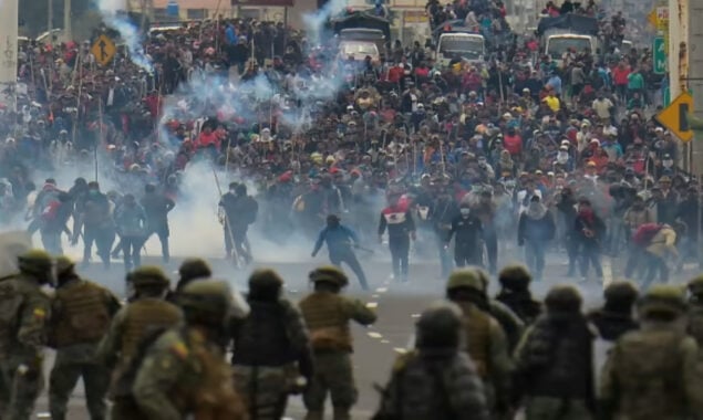 Three people killed in fresh protest violence in Ecuador
