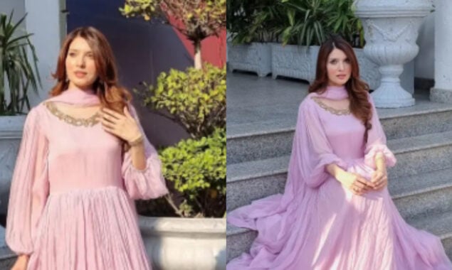 Saeeda Imtiaz dazzles in glittering pink outfit