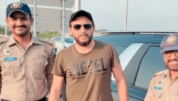 SHahid Afridi fined for driving over speed limit