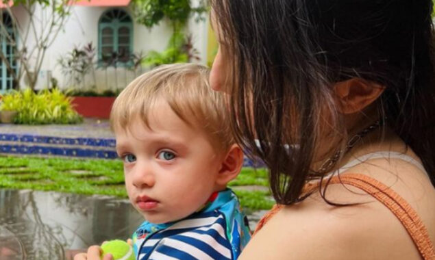 Nakuul Mehta shares photo of son Sufi and wife Jankee