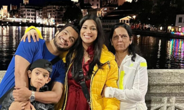 Arjun Bijlani shares family pictures with Neha Swami
