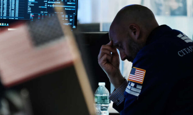 S&P 500 falls nearly 4% to a new low for year, closing in bear market territory