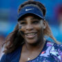 Why Serena Williams wear tape on her cheeks?