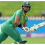 Lara Goodall scores the first fifty to win the series