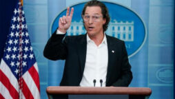 Matthew McConaughey calls for ‘gun responsibility’ at white house stage