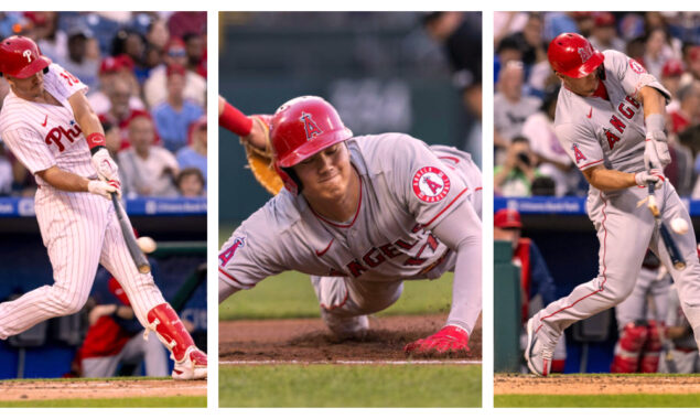 Phillies defeated the Angels for the tenth time in a row