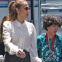Jennifer Lopez & her daughter hang out on Ben Affleck’s movie set, Photos