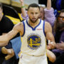 Stephen Curry stars as Warriors downs Celtics to level NBA Final series