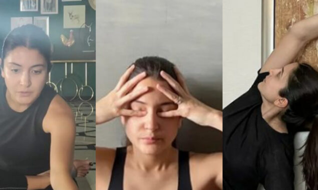 Anushka Sharma encourages her fans to perform Yoga