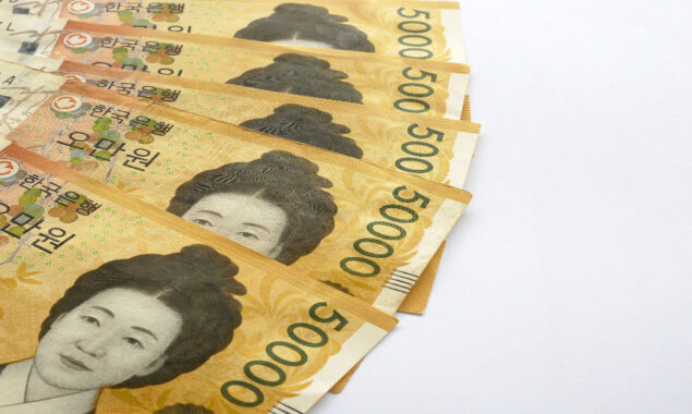 South Korean currency has dropped to its lowest level since 2009