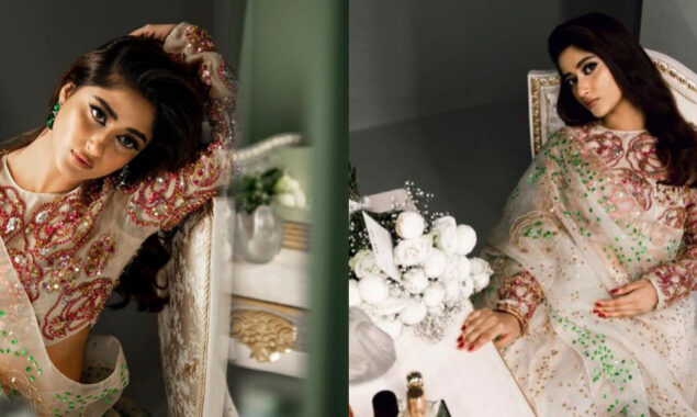 Sajal Aly dazzles in sparkling saree and looks like a dreamy diva in her latest photoshoot