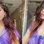 Aima Baig shows us how to look glamorous in a purple outfit