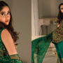 Sajal Aly looks ethereal in a green-embellished sleeveless outfit, PICS