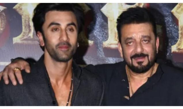 Ranbir Kapoor and Sanjay Dutt