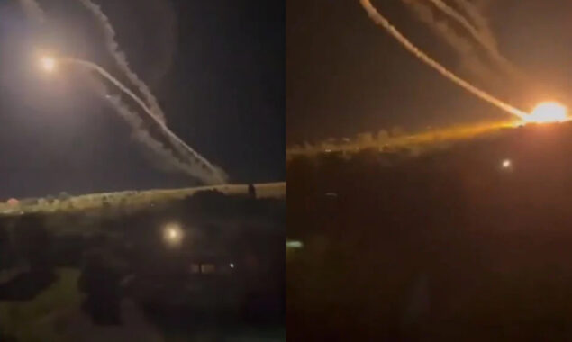 Dramatic Moment Russian surface-to-air missile system fires on itself