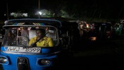 Sri Lankan woman rickshaw driver has to queue 12 hours, or more, for fuel