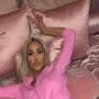 North West Captured Kim Kardashian in a Pink Outfit