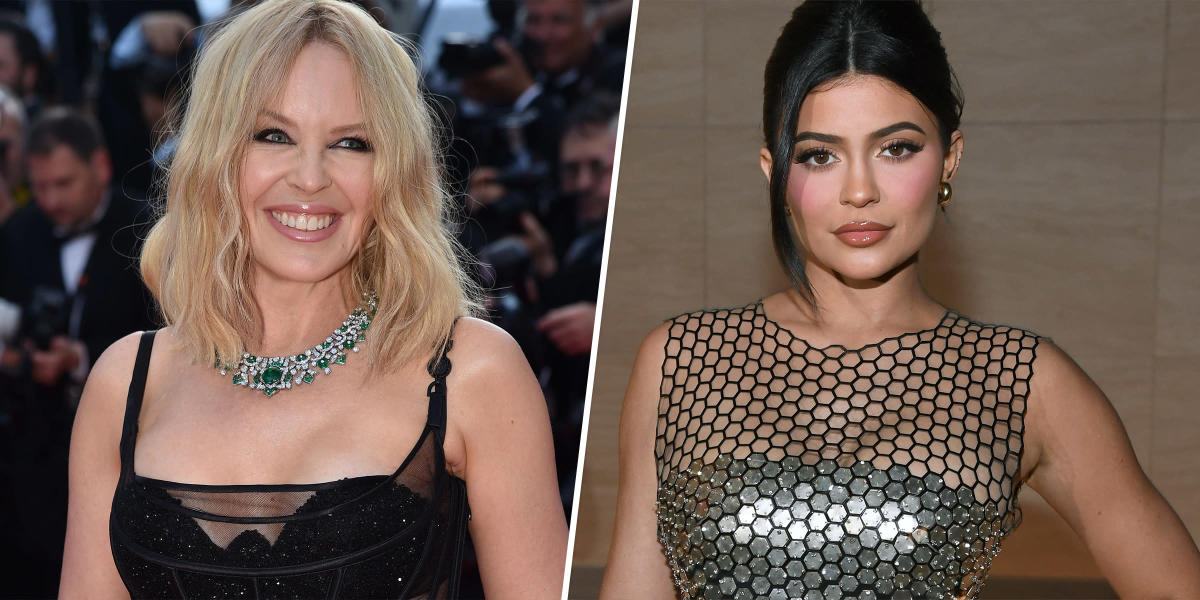 Kylie Minogue and kylie jenner