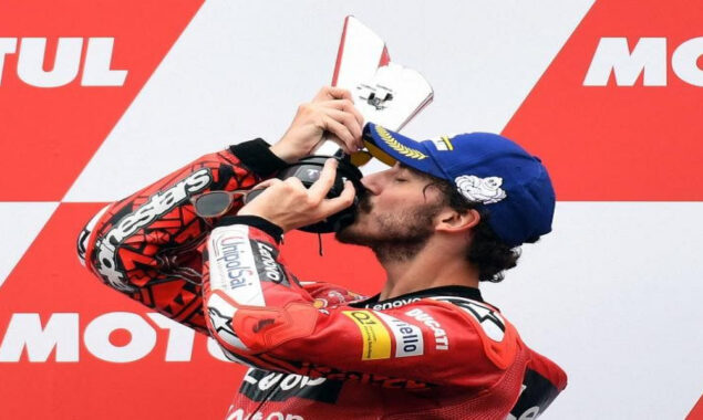 Bagnaia travels to Dutch GP win as Quartararo crashes two times
