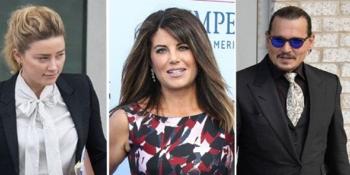 Monica Lewinsky Johnny Depp and Amber Heard