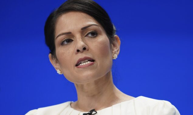 Priti Patel said, “We’re committed to the asylum plan”