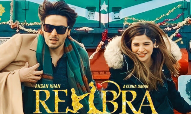 Ahsan Khan and Ayesha Omar BTS video for Rehbra goes viral