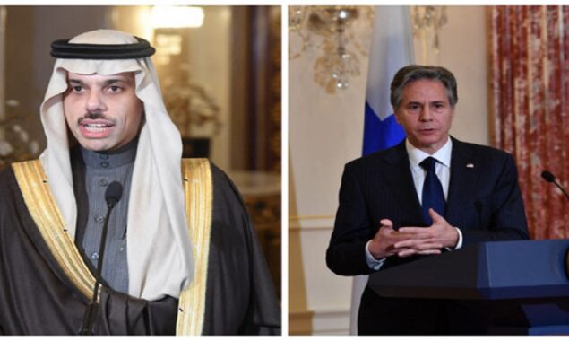 Saudi FM discusses strategic relations between Kingdom and US with Blinken