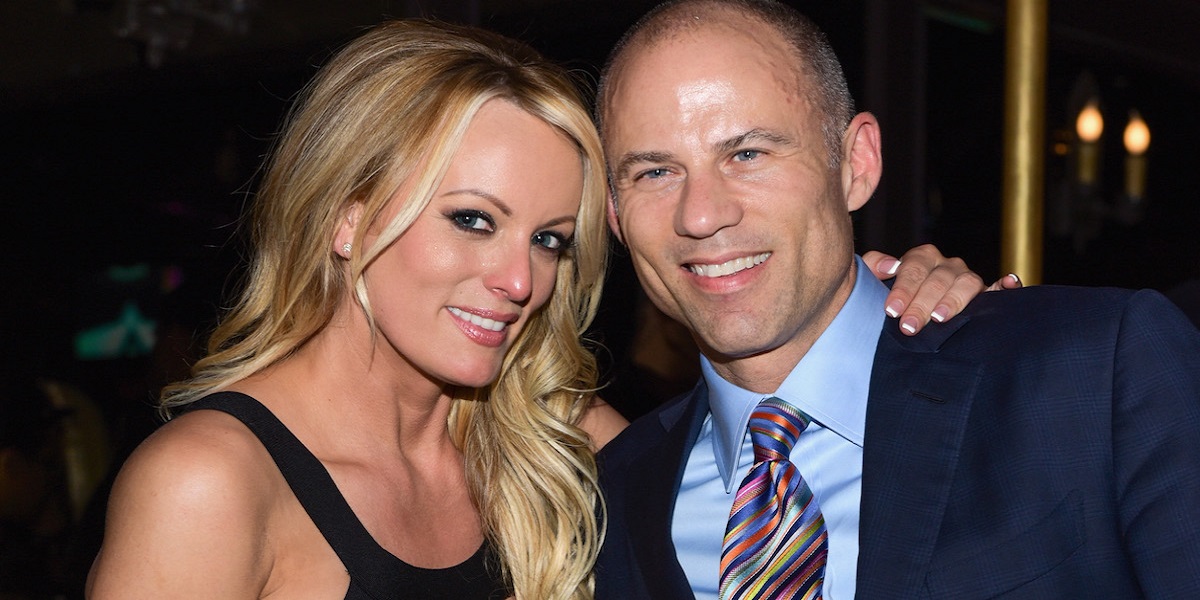 Stormy Daniels and Michael Avenatti