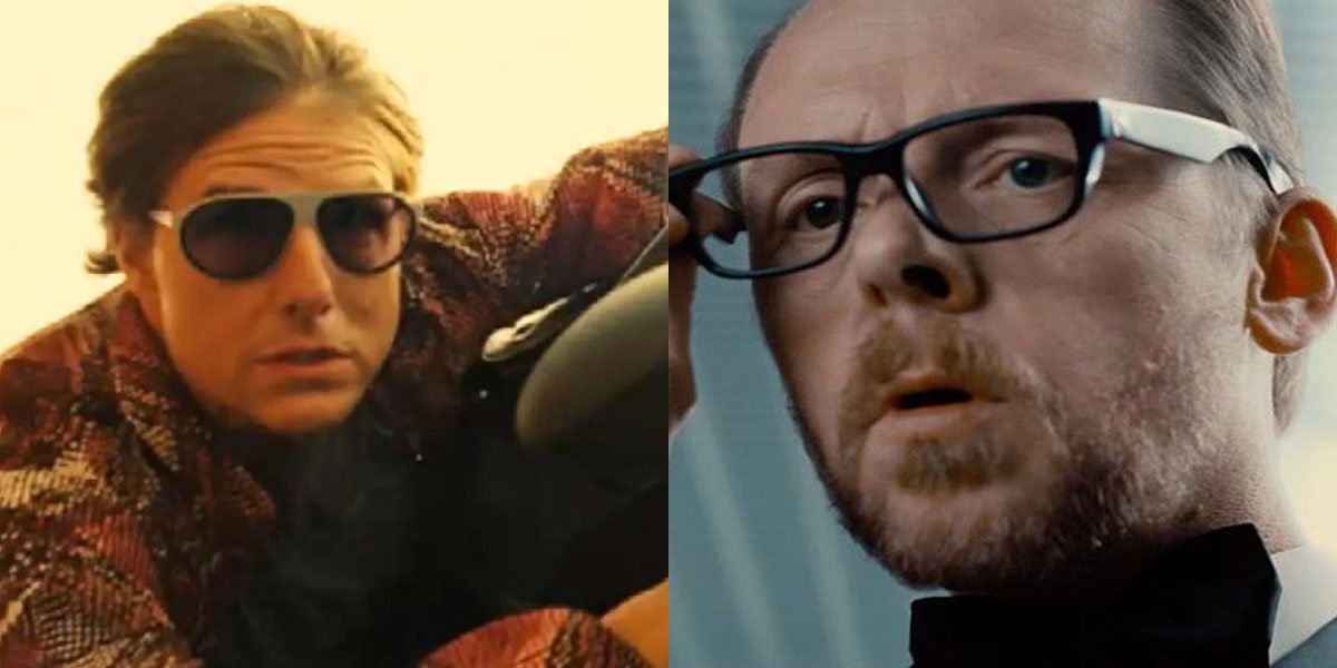 Tom Cruise and Simon Pegg