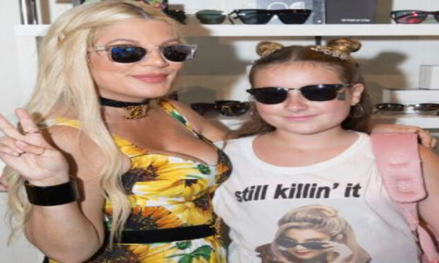 Tori Spelling says daughter Stella has “come so far” after being bullied at school