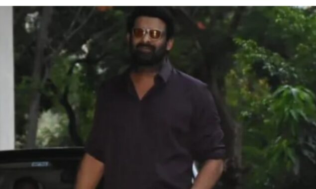 Prabhas poses at Om Raut’s house party
