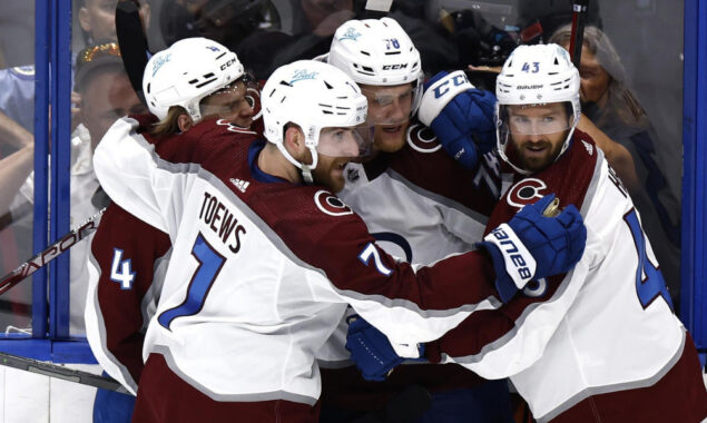 Stanley Cup: Avalanche thrashes Lightning to move one win closer to title