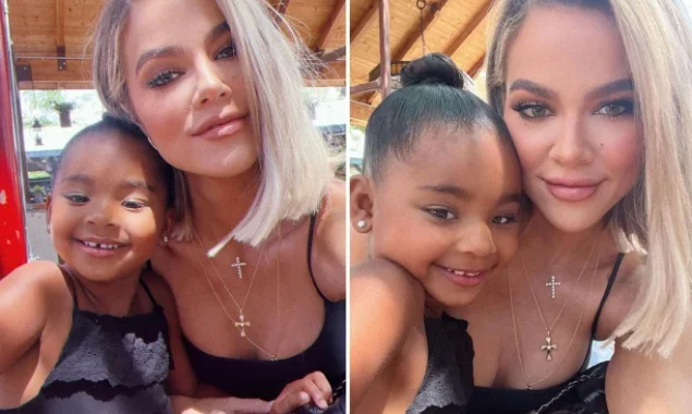 After fans spotted a “tell-tale sign,” Khloe Kardashian was criticised for “altering” photos of her 4-year-old kid True