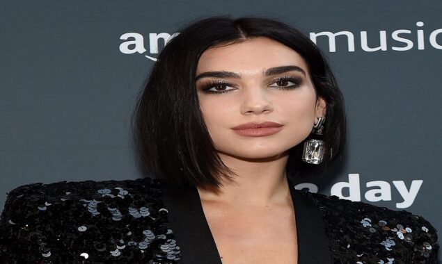 Dua Lipa’s sheer mini-dress makes a tropical fashion statement