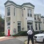 A pro-life pregnancy clinic in Washington, DC damaged with red paint, eggs, and revenge message.