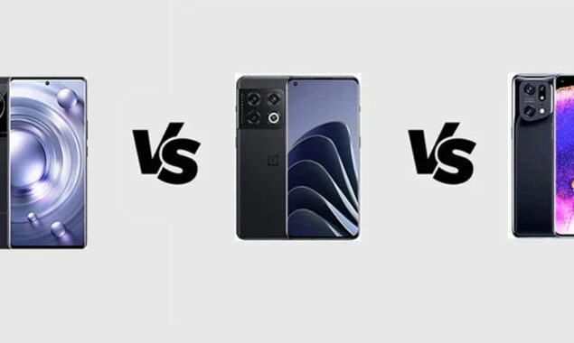 Vivo X80 Pro vs OnePlus 10 Pro vs OPPO Find X5 Pro: detail Specs Comparison
