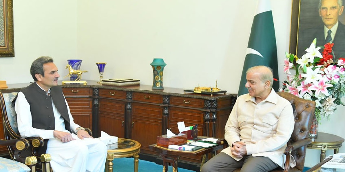Ameer Haider Khan Hoti called on Prime Minister Shehbaz Sharif.