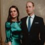 Prince William and Kate have unveiled their first official joint portrait.